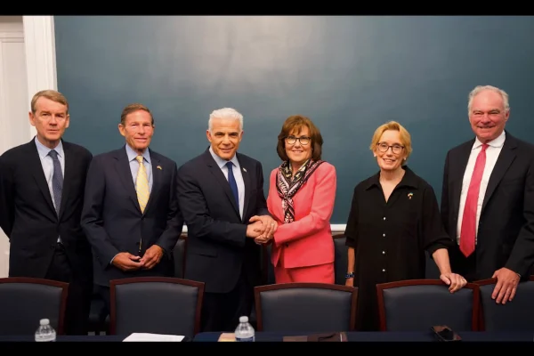 Israeli opposition leader Yair Lapid meets US Democrats, urges them 'not to give up on Israel'