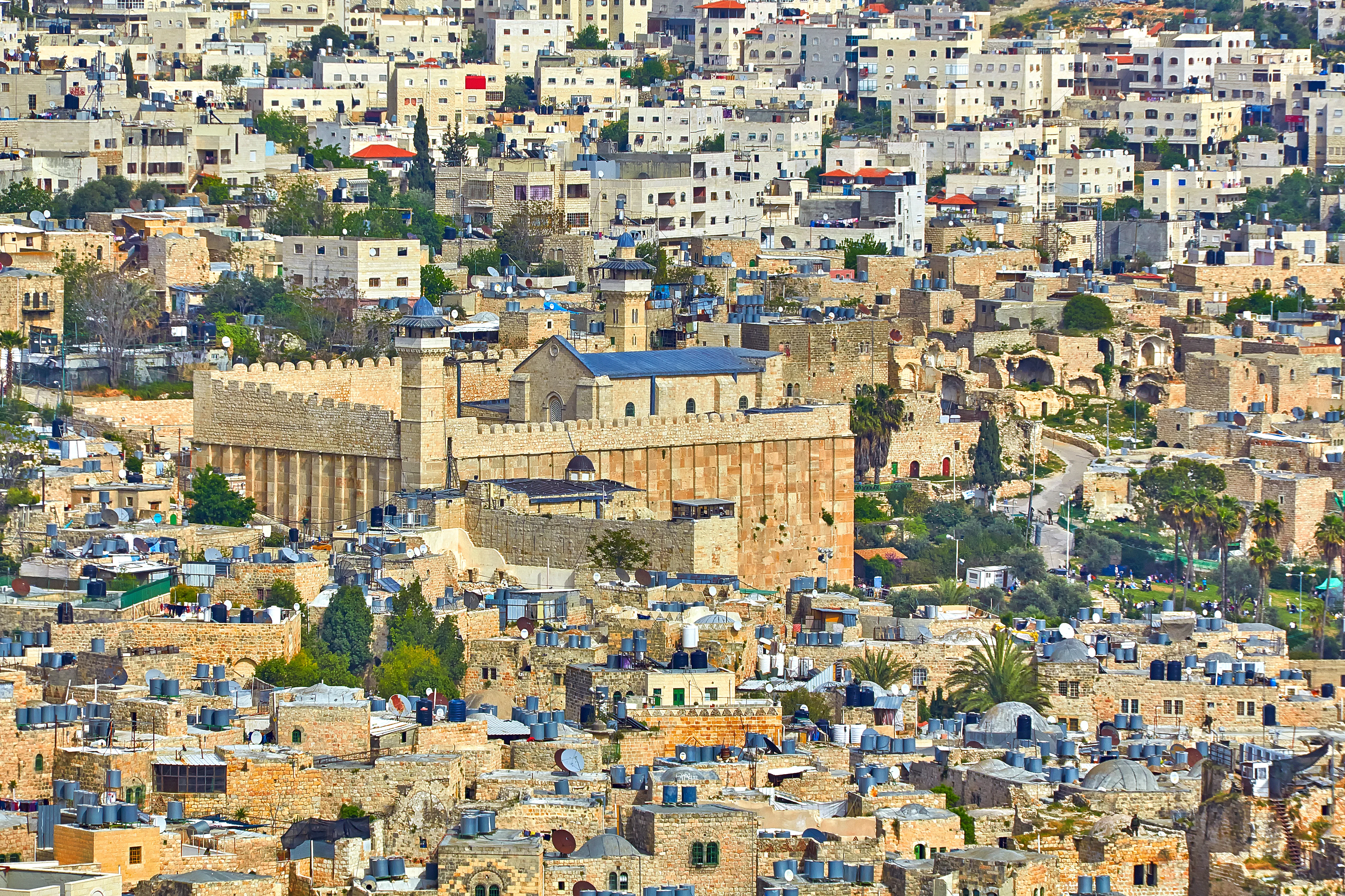 The Herodian structure built by King Herod over the Cave of Machpelah (Tomb of the Patriarchs) in Hebron, an ancient Jewish city in Israel. (Photo: Shutterstock)