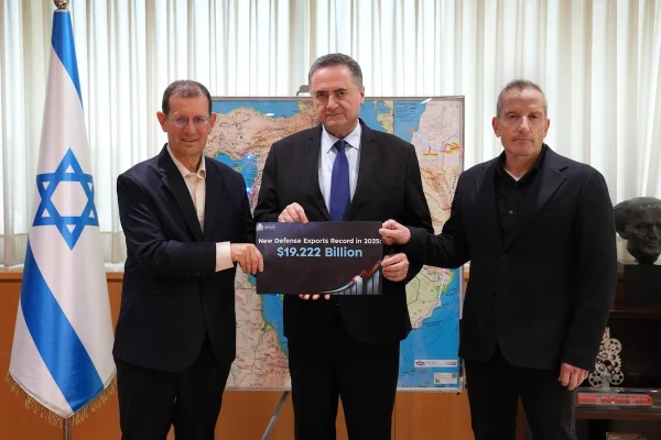 Israeli defense exports reach record $19.2 billion in 2025