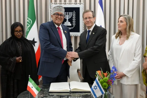 'Israel answered first' - Somaliland president makes historic visit to Jerusalem