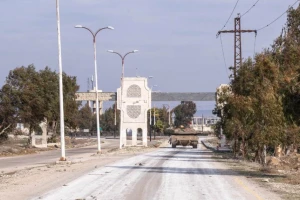 IDF tank entering the buffer zone between the Israeli-Syrian border 9.12.2024 (Photo: IDF).