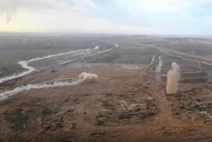 Destruction of Hamas' terror tunnel in the northern Gaza Strip, on March 2024 (Screenshot: IDF).