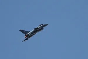 A German Air Force Eurofighter Typhoon jet during an air display at the 55th International Paris Airshow at Le Bourget Airport near Paris, France, June 18, 2025. REUTERS/Benoit Tessier