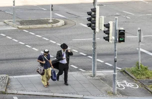 Orthodox Jews in Stuttgart germany. 26 June 2025. Photo: Reuters