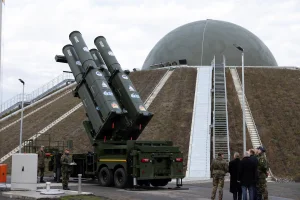 The German Air Force presents the initial capability of the "Arrow Weapon System for Germany" in Annaburg, Germany, December 3, 2025. Photo: Reuters Connect by Alex Schmidt