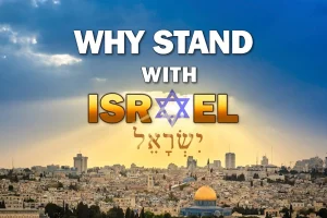 Banner of: "Why stand with Israel" (Photo: Screenshot).