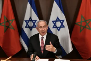 Prime Minister Benjamin Netanyahu and the government's cabinet signs the normalization agreement with Morocco. (Photo: Haim Zach/GPO)