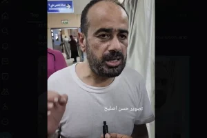 Dr. Muhammad Abu Salamiya, director of the Shifa Hospital in Gaza, after being released from prison (Photo: Social media)
