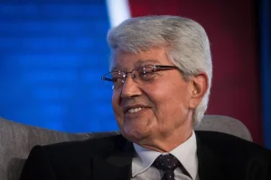 Former Israeli Politician David Levy at a conference of the Israeli Television News Company in the Jerusalem International Convention Center (ICC) on September 3, 2018 (Photo: Yonatan Sindel/Flash90).