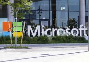 View of the Microsoft offices in Herzliya, Israel, on May 28, 2021. Photo by Moshe Shai/FLASH90