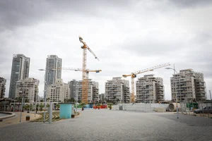 New residential buildings in the southern Israeli town of Ashdod. November 25, 2024. Photo by David Cohen FLASH90