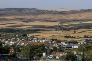 View of Moshav Yavne'el, southwest of Tiberias, northern Israel, May 13, 2025. Photo by David Cohen/Flash90