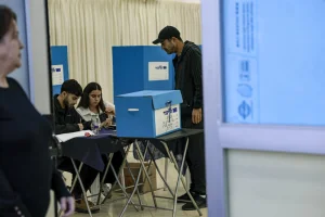 Elections for the Likud Central Committee, in Ashkelon, southern Israel, November 25, 2025. Photo by Tsafrir Abayov/Flash90