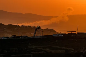 Smoke rises from Israeli airstrikes in southern Lebanon, as seen from the Israeli side of the border, December 4, 2025. Photo by Ayal Margolin/Flash90