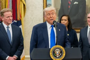 President Donald Trump during a press conference at the White House, May 5, 2025. (Photo: White House's X page)