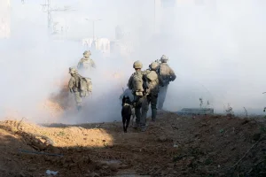 IDF soldiers operating in Deir al-Balah. Photo: IDF Spokesman