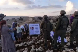 Six families from the Uri Tzafon Settlement Movement attempted to establish a presence in Lebanon. Photo: From the website of the Uri Tzafon Movement.