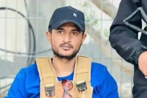 Gazan militia leader Yasir Abu Shabab, June 8 2025. Photo: Screenshot Center for Peace Communications X