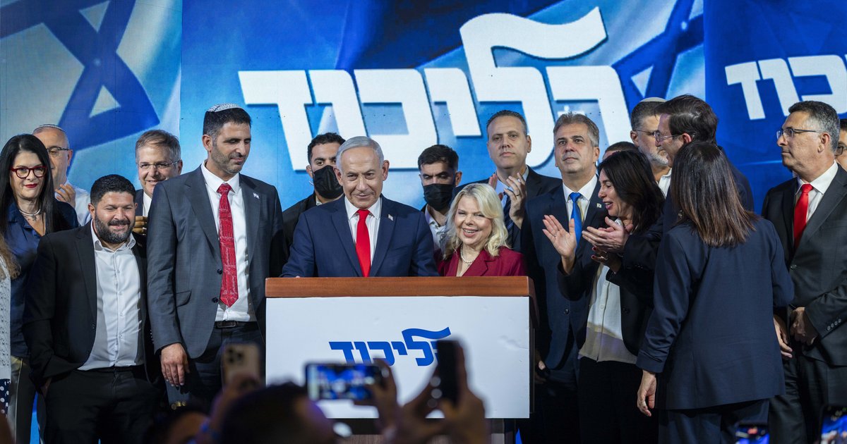 50.1% of votes counted in Knesset elections, Netanyahu bloc leads with 56 seats