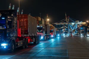 U.S. bomb shipment arrives in Israel. A vessel carrying MK-84 munitions docked at Ashdod Port, where the cargo was unloaded and transported to Israeli Air Force bases by the Defense Ministry and IDF logistics units. Photo: GPO