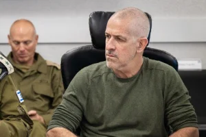 Shin Bet Director Ronen Bar at the Southern Command, March 21, 2025. Photo: IDF.
