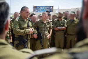 The Chief of the General Staff, Lt. Gen. Eyal Zamir, addresses reservists reporting for duty at the IDF Nachshonim base on September 2, 2025. (Photo: IDF)