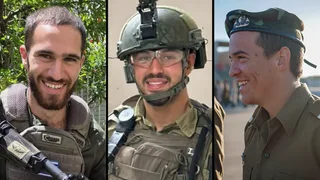 Three Israeli soldiers from the Kfir Brigade who were killed during operations in northern Gaza on December 23, 2024 (Photo by IDF).