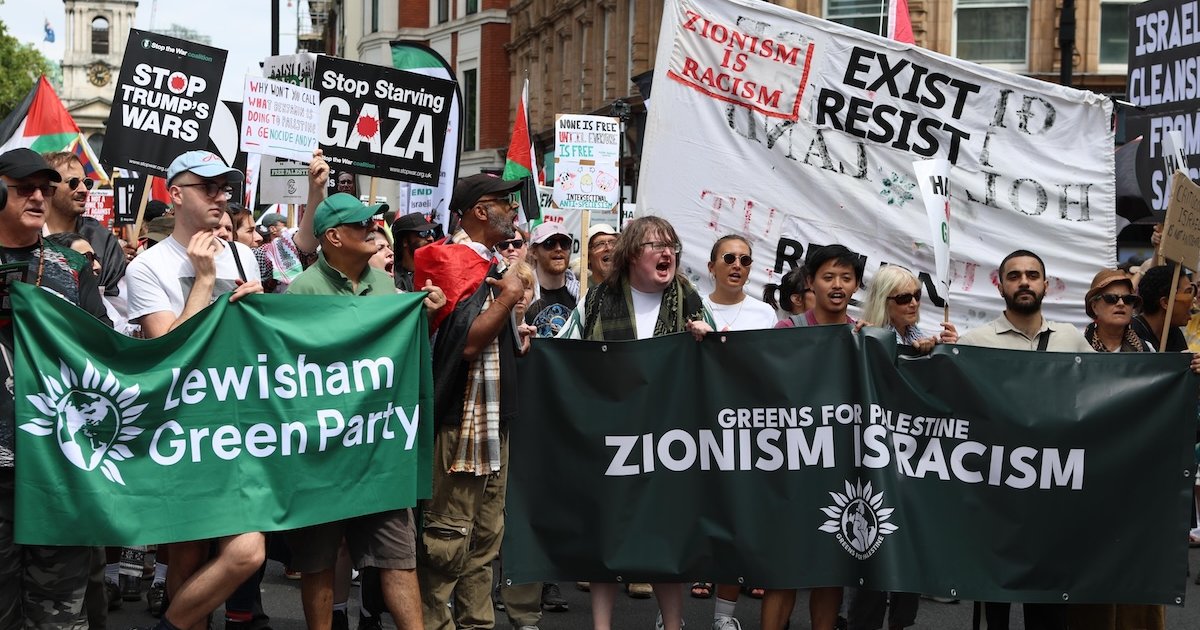 UK Jewish organization declares Green Party racist following 'Zionism is racism' motion