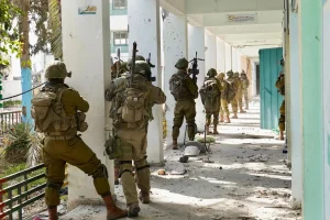 IDF soldiers at Khan Younis, late April 2024 (Photo: IDF).