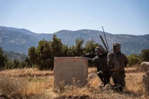 IDF soldiers during a training in northern Israel near Lebanon, June 2024 (Photo: IDF).