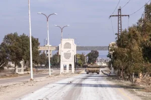 IDF tank entering the buffer zone between the Israeli-Syrian border 9.12.2024 (Photo: IDF).