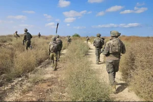 IDF Troops of 10th Brigade Complete Activities Around the Yellow Line in Kham Younis area, November 8, 2025 Photo: IDF