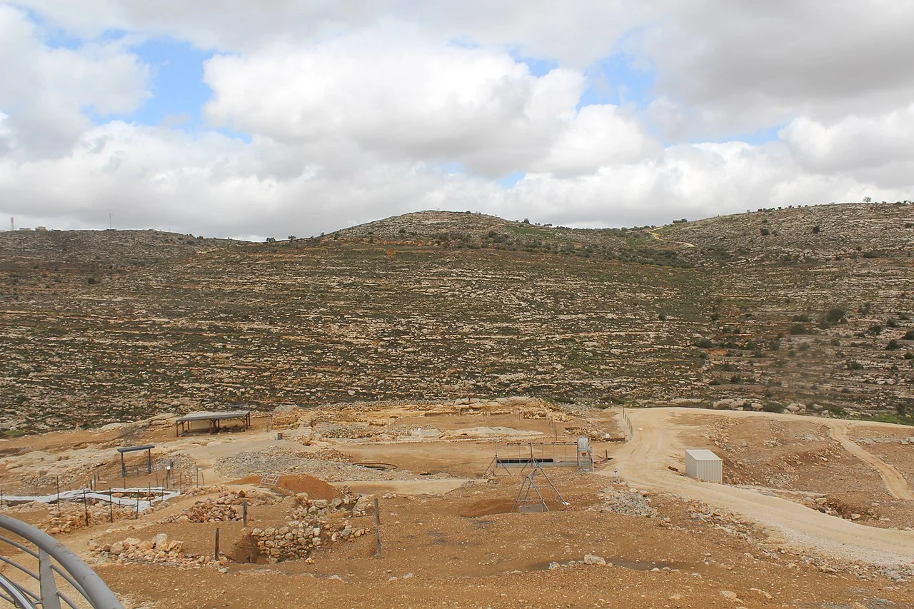 Presumed location and remains of the Tabernacle at Shiloh. (Photo: Wikimedia Commons)