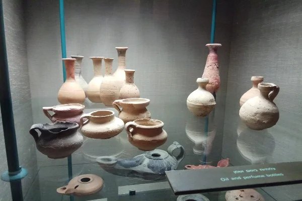 Archaeological items found at the 