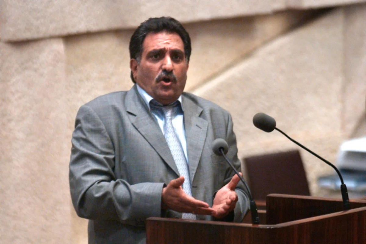 Israeli Arab Knesset member Azmi Bishara, June 6 2005 (Photo: Flash90)