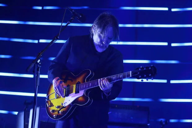 Thom Yorke at a concert at the Uber Eats Music Hall in Berlin, June 11, 2024. Photo: Reuters Connect