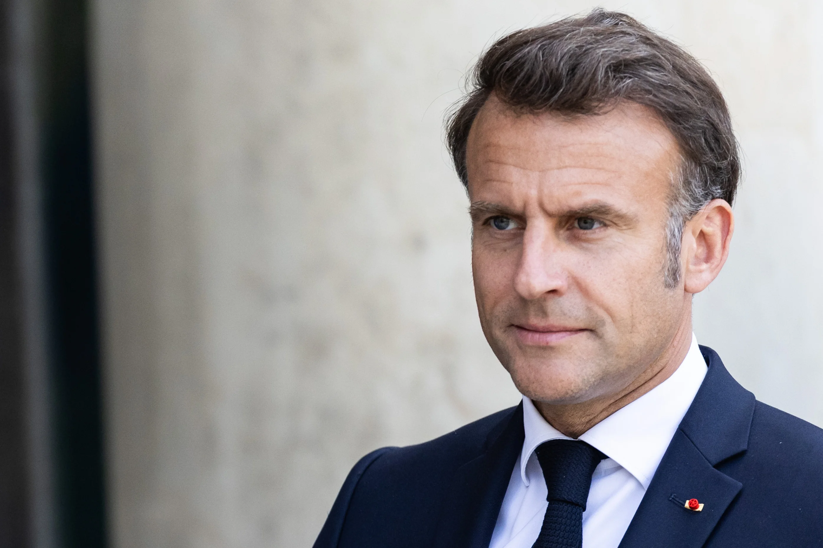 French President Emmanuel Macron at the Elysee Palace, in Paris, France, on May 7, 2025. (Photo: Reuters)