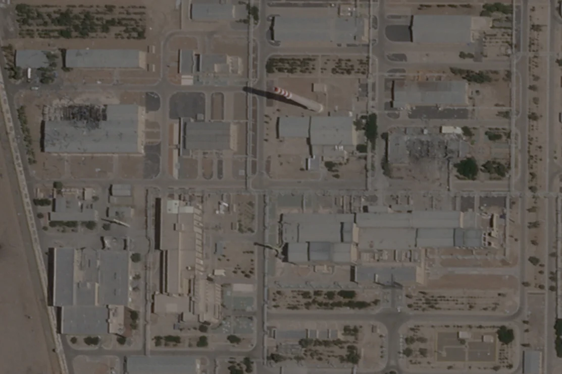 Satellite image shows damage to some buildings at Isfahan Nuclear Technology Center, after Israel launched an attack on Iran targeting nuclear facilities, in Isfahan, Iran June 16, 2025. Planet Labs PBC via REUTERS