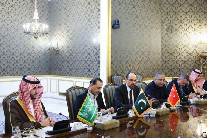 Saudi Arabia's Defence Minister Prince Khalid bin Salman, chief of Defence Forces of Pakistan