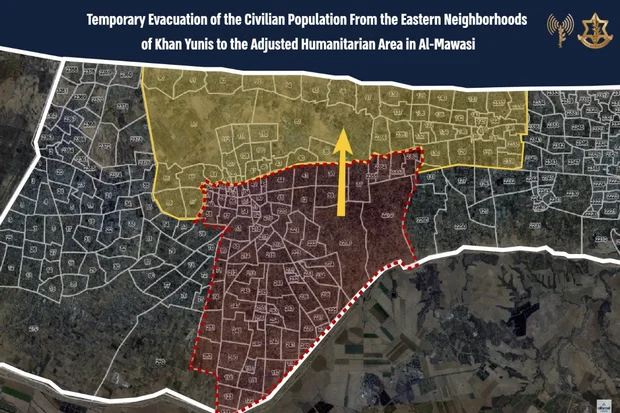 IDF changes Gaza humanitarian zone ahead of ‘forceful operations’