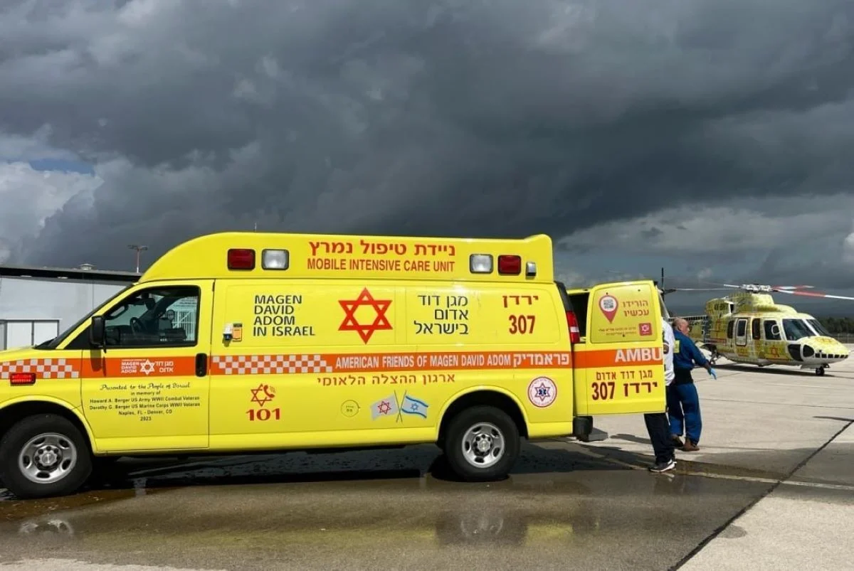 Evacuation of dead and wounded after Hezbollah attack near Malkia, March 4, 2024 (Photo: Magen David Adom).