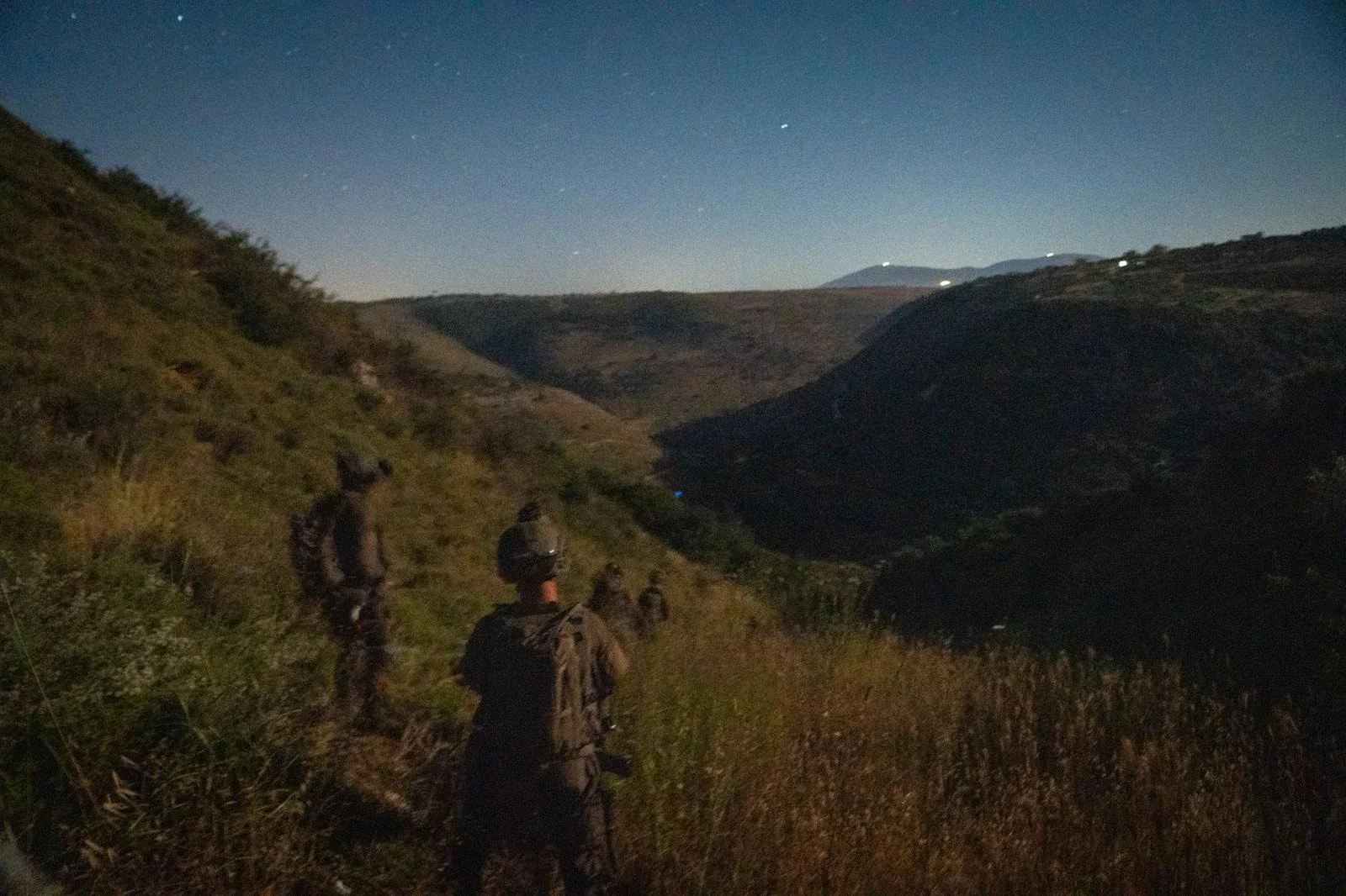 IDF soldiers operating in Southern Lebanon area