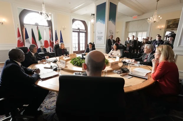 G7 communique excludes two-state solution language after US pressure