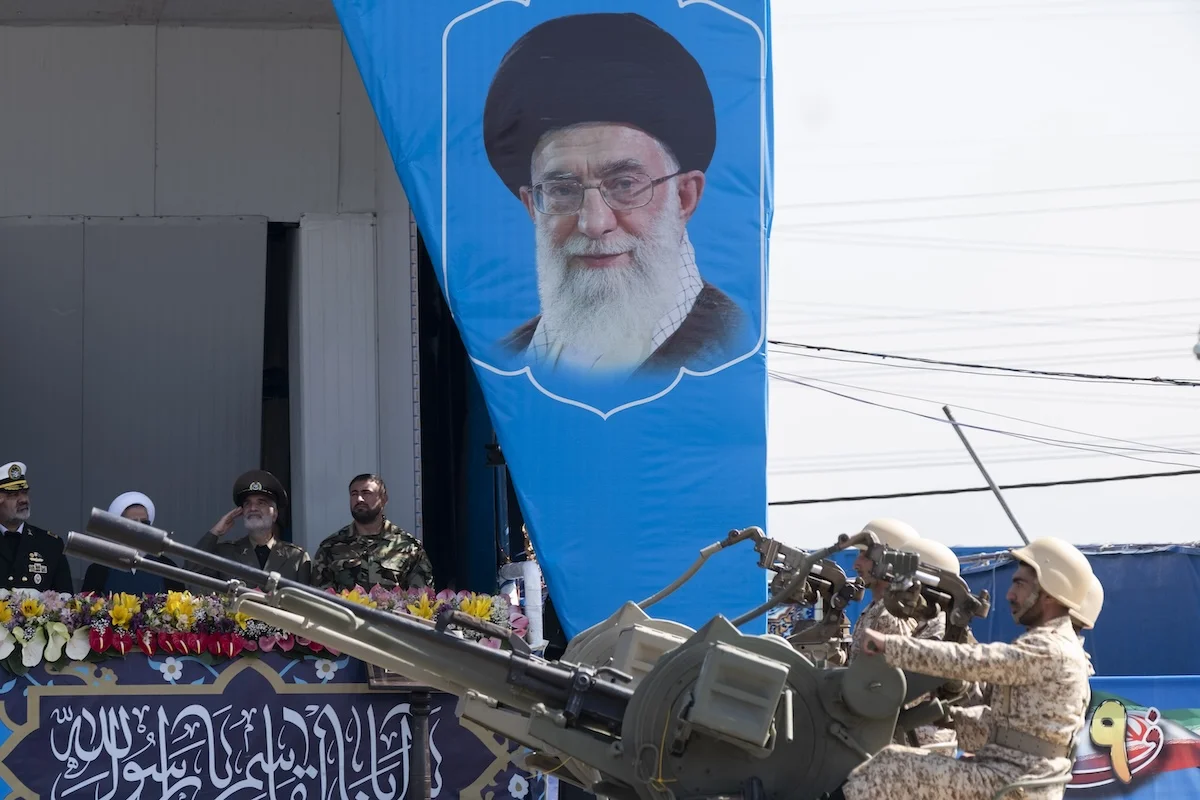 military parade marking Iran's Army Day anniversary