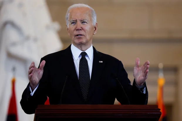 'People are already forgetting that Hamas unleashed this terror,' Biden says at Holocaust museum commemoration