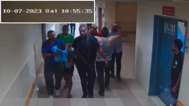 Video evidence: Some captives were taken to Shifa Hospital
