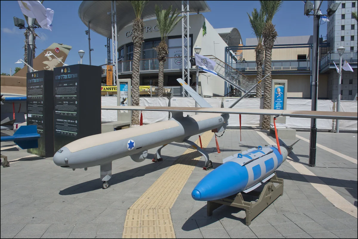 Illustrative - Israeli Hermes 450 drone (Photo: Zachi Evenor/Flickr)