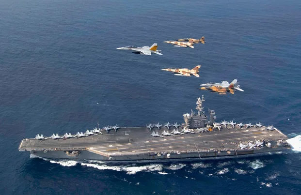 In effort 'to deter hostile actions against Israel' by Iran and Hezbollah, US dispatches 2nd aircraft carrier to Mediterranean