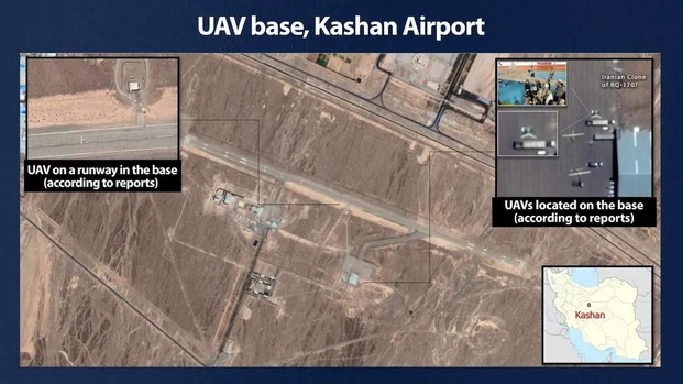 Iran is training terrorists to operate advanced drones, Israeli defense minister warns