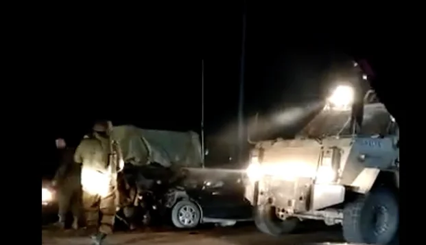 PA security worker rams 3 IDF soldiers Saturday night, Justice Ministry looks into fatal encounter in Jerusalem